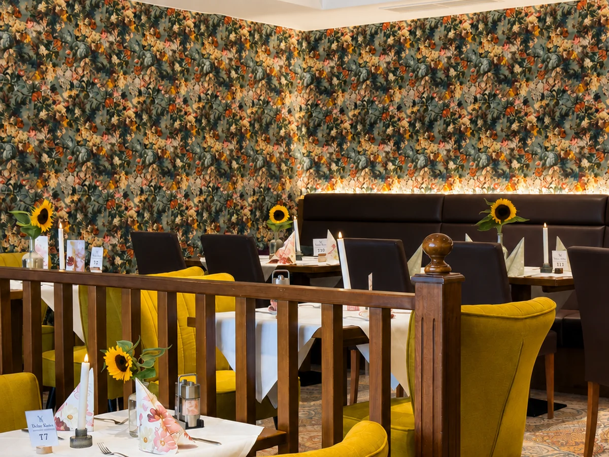 Gemütlicher Restaurantbereich im Landhotel Witte-König