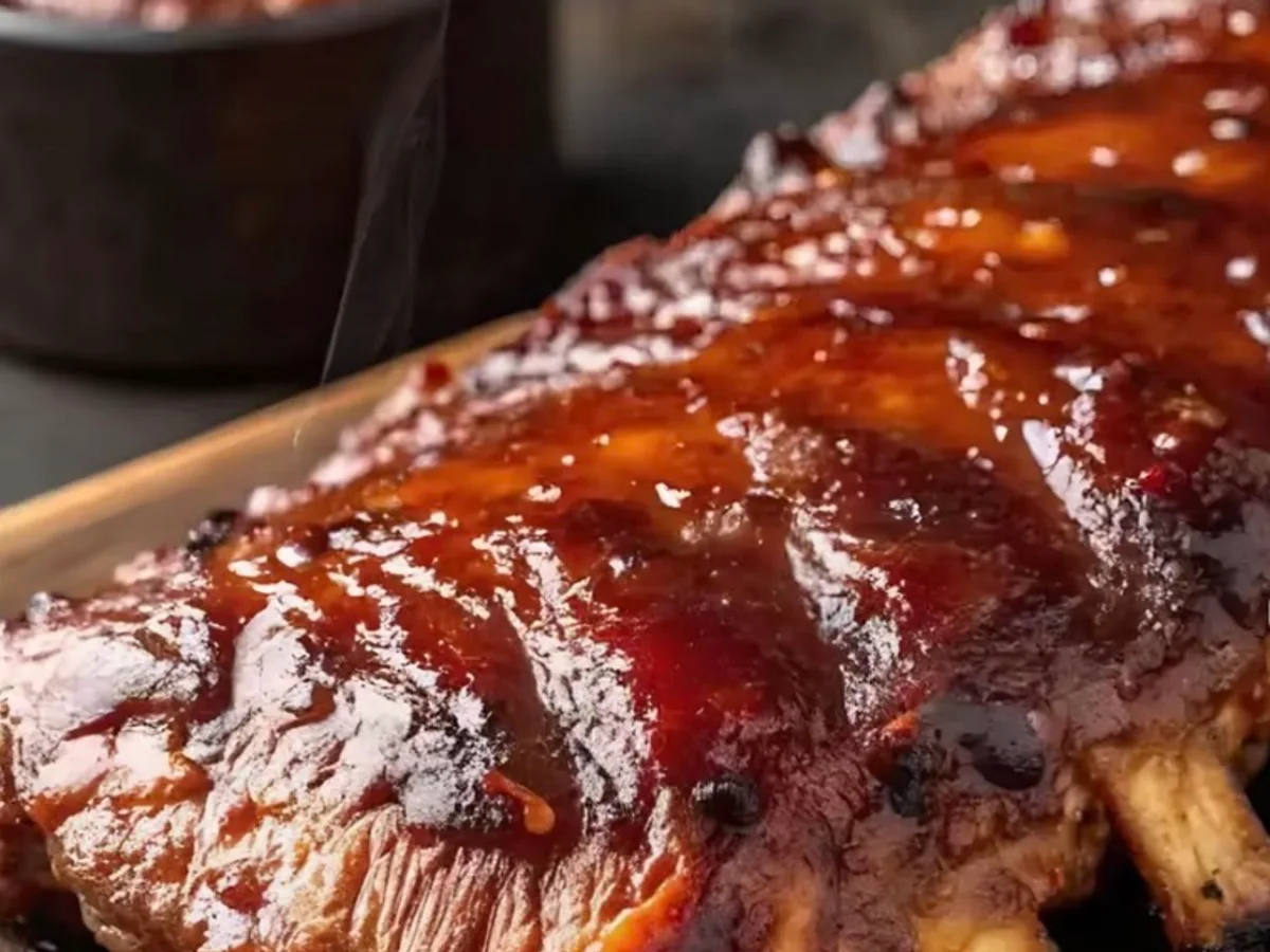 Glasierte Spare Ribs mit würziger BBQ-Sauce